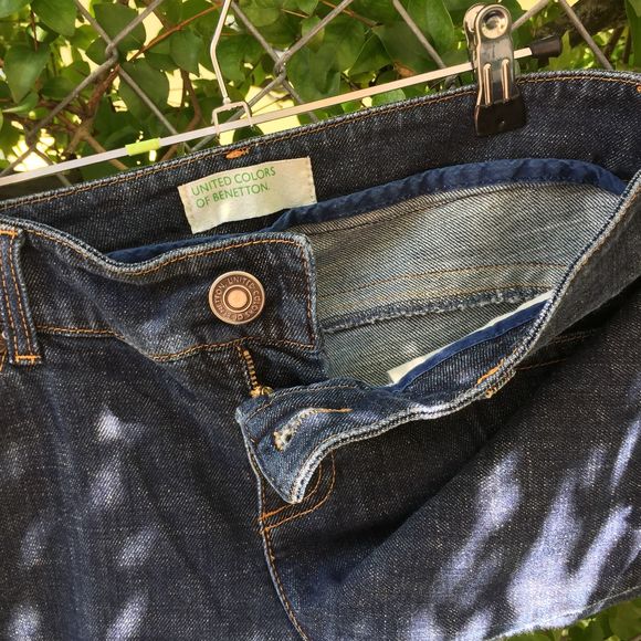 United Colors Stretch Jeans Womens IT 46 US L 10 - Picture 11 of 16